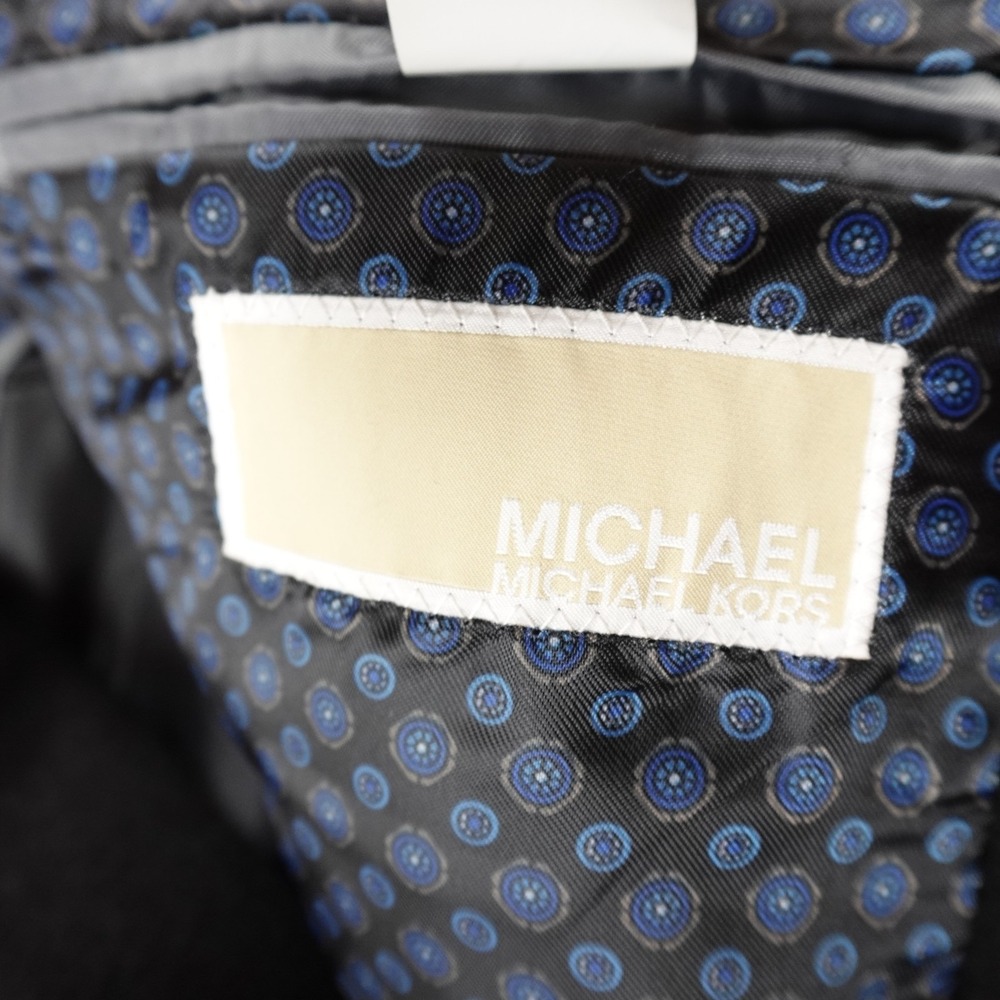 Michael Kors Blazer Mens 38R Black Camel Hair Sport Coat Jacket Lined Suit Top - Picture 3 of 13